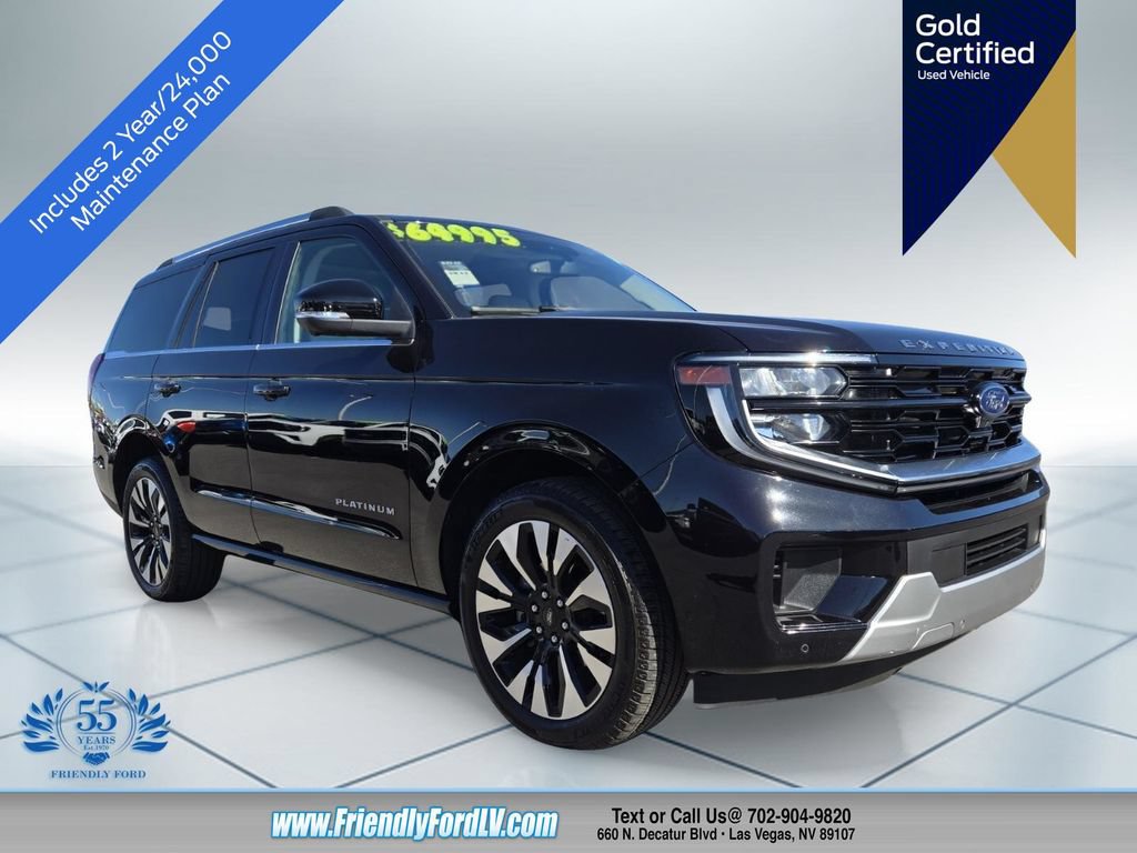 Certified 2025 Ford Expedition Platinum w/ Driver's Package