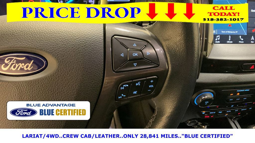 Certified 2019 Ford Ranger Lariat w/ Equipment Group 501A Mid image 37