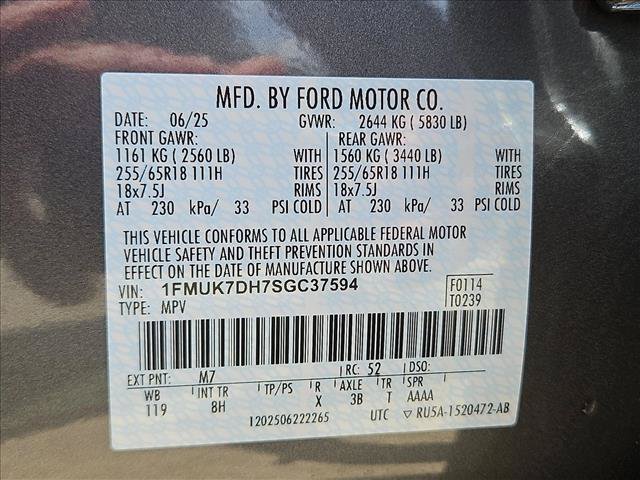 Certified 2025 Ford Explorer Active RWD image 26