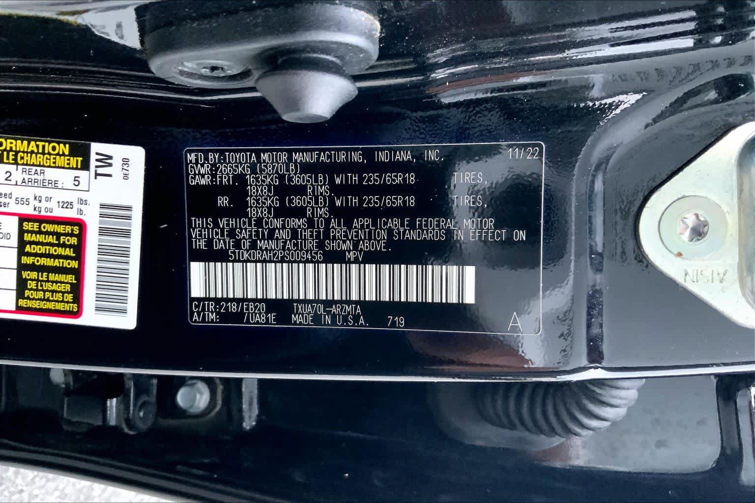 Used 2023 Toyota Highlander XLE FWD image 29