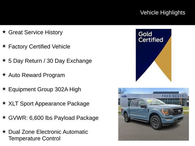 Certified 2023 Ford F150 XLT w/ Equipment Group 302A High AWD/4WD image 4