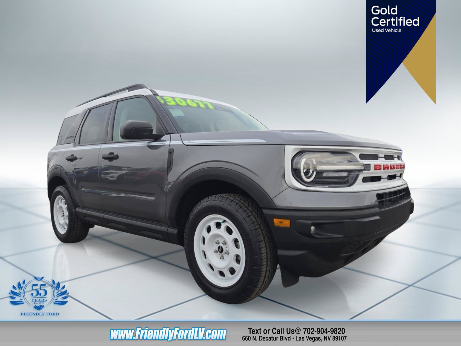 Certified 2023 Ford Bronco Sport Heritage AWD/4WD image 1
