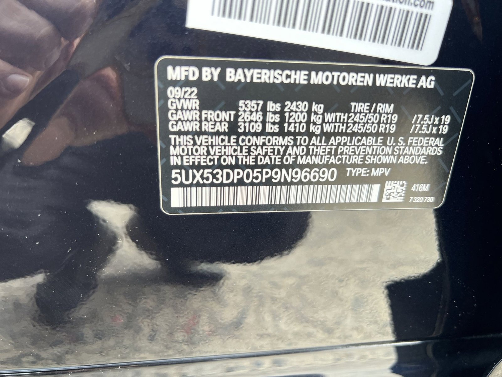 Used 2023 BMW X3 xDrive30i w/ M Sport Package image 29