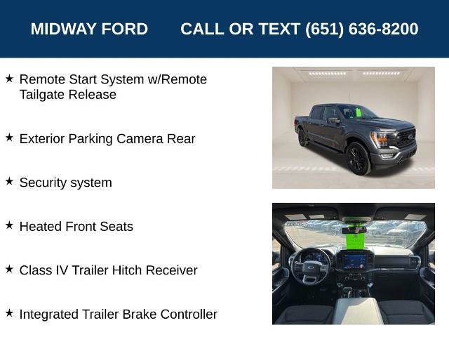 Certified 2022 Ford F150 XLT w/ Equipment Group 302A High image 37