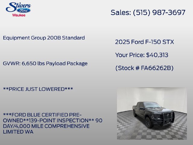 Certified 2025 Ford F150 STX AWD/4WD image 8