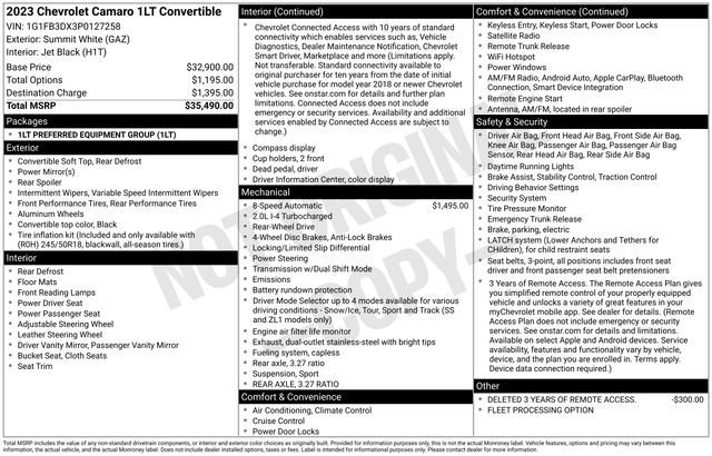 Used 2023 Chevrolet Camaro LT image 7