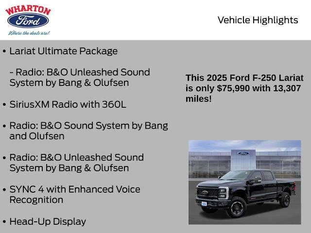 Certified 2025 Ford F250 Lariat w/ Lariat Ultimate Package image 26