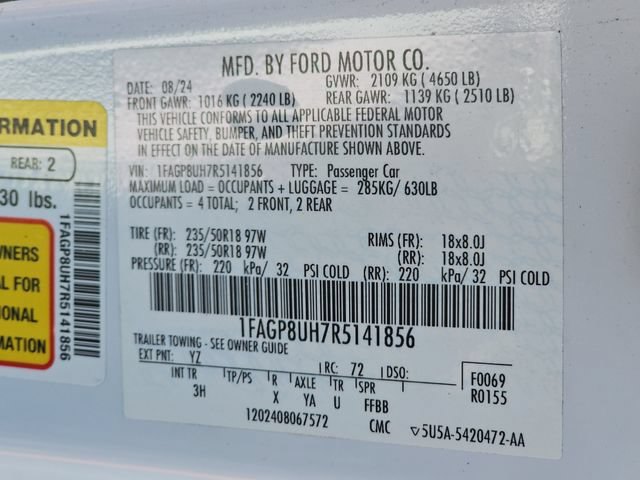 Certified 2024 Ford Mustang Premium RWD image 37