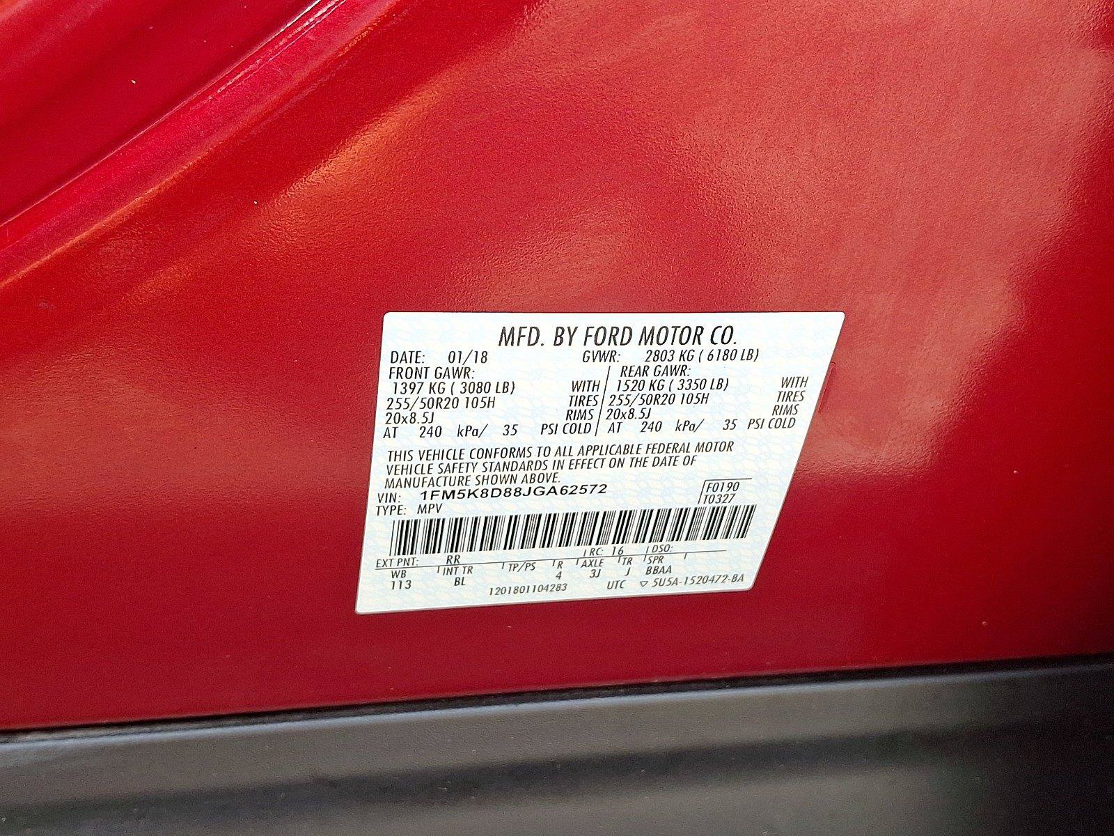 Certified 2018 Ford Explorer XLT w/ Equipment Group 202A AWD/4WD image 28