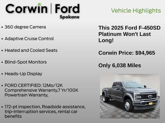 Certified 2025 Ford F450 Platinum image 12