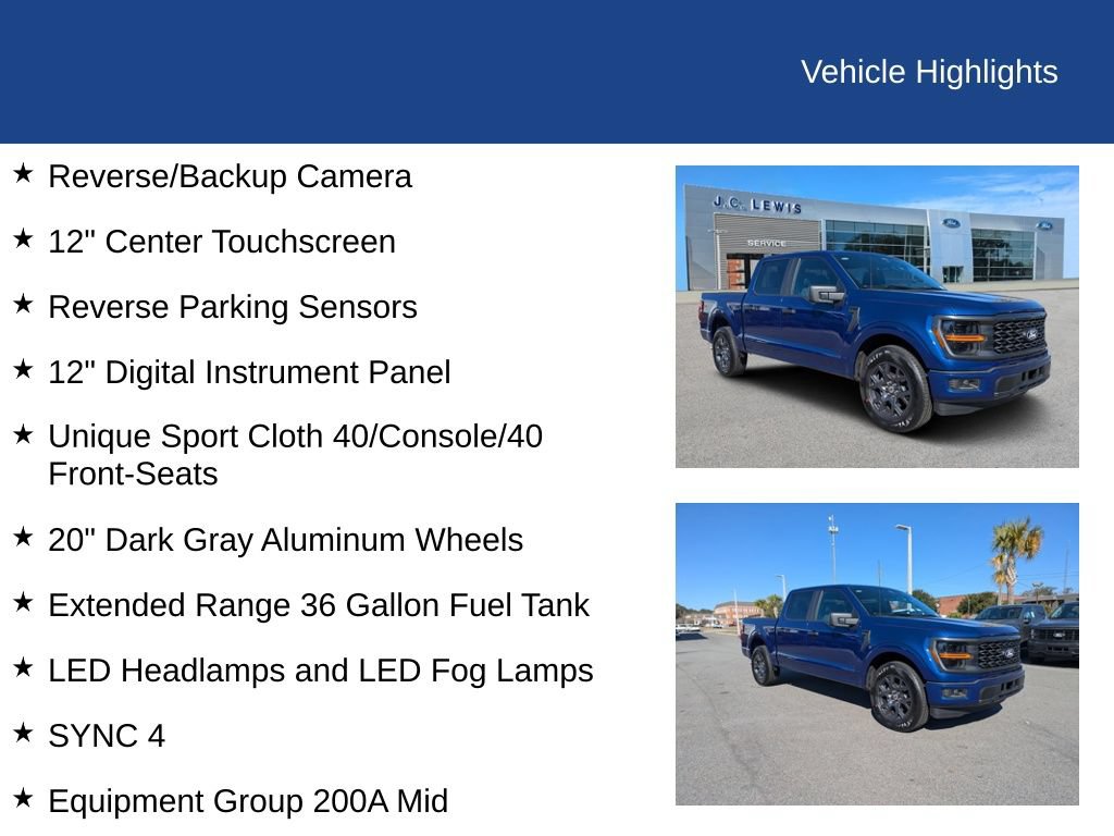 Certified 2026 Ford F150 STX w/ Equipment Group 200A RWD image 29