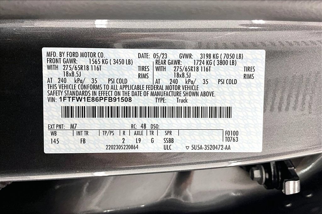 Certified 2023 Ford F150 XLT w/ Equipment Group 302A High AWD/4WD image 36