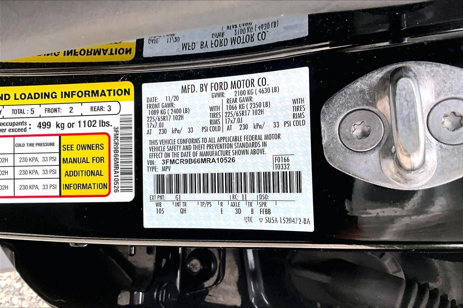 Certified 2021 Ford Bronco Sport Big Bend AWD/4WD image 34