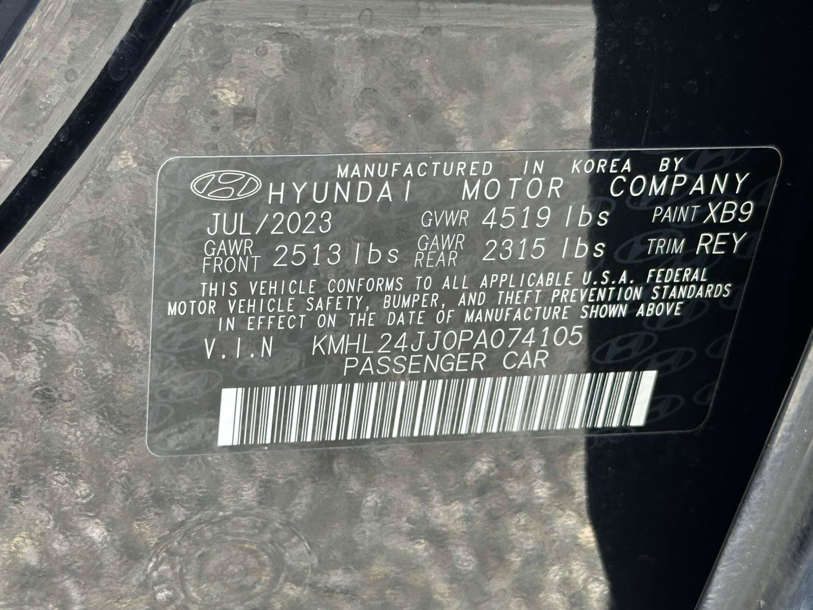 Used 2023 Hyundai Sonata Blue FWD image 25