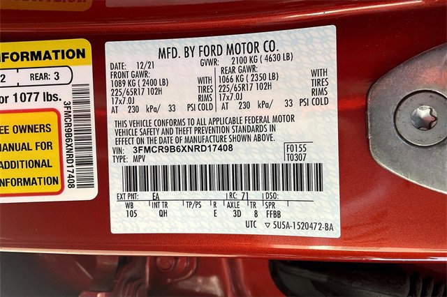 Certified 2022 Ford Bronco Sport Big Bend w/ Convenience Package image 33