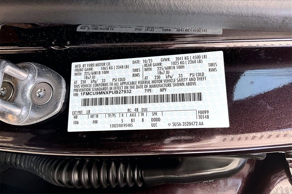 Certified 2023 Ford Escape ST-Line w/ Tech Pack #1 image 35