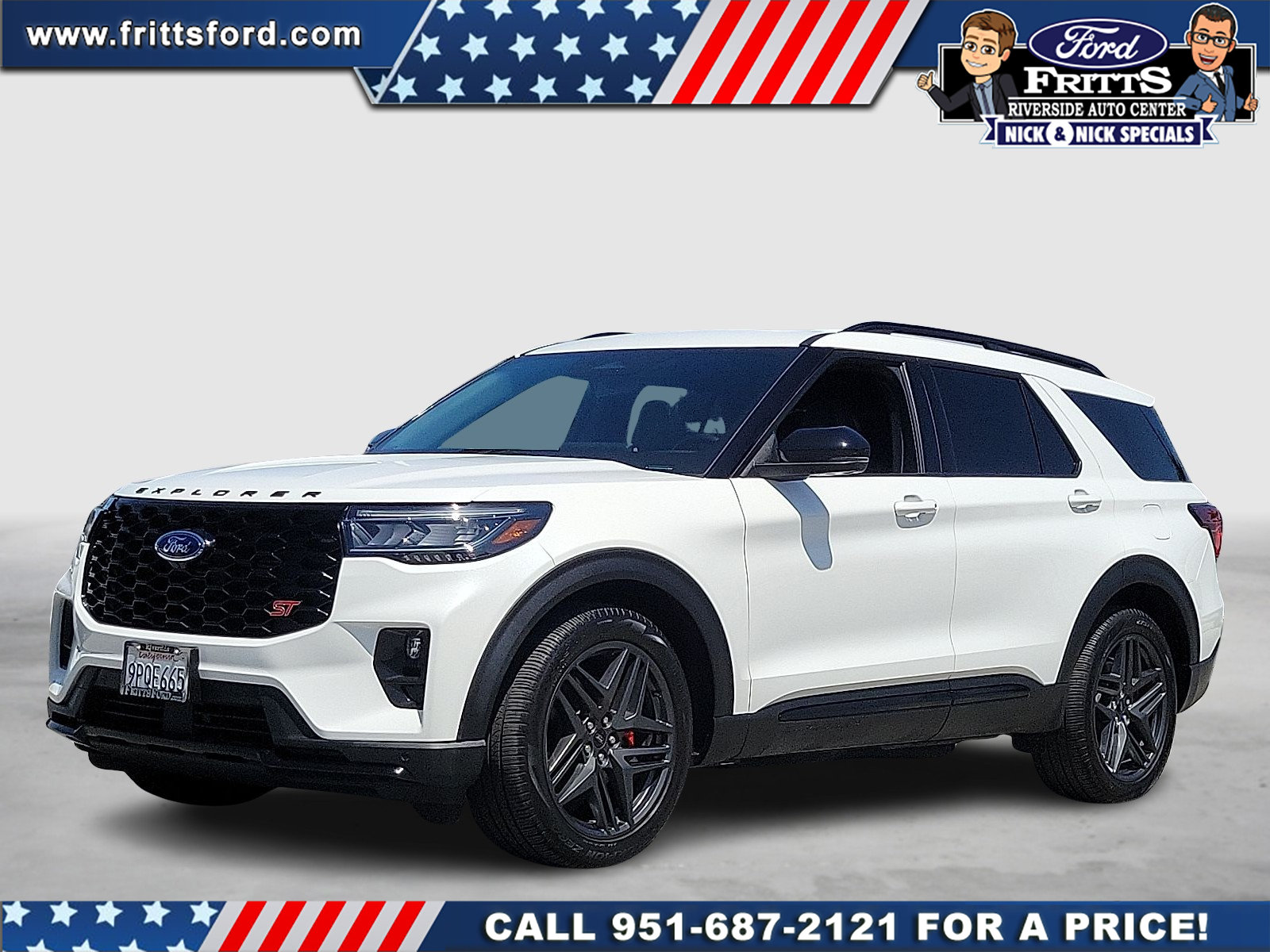 Certified 2025 Ford Explorer ST AWD/4WD image 1