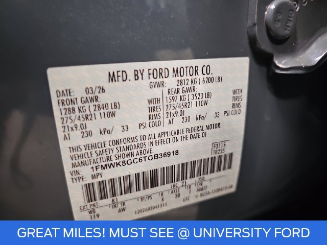 Certified 2026 Ford Explorer ST w/ Sun And Sound Package AWD/4WD image 35
