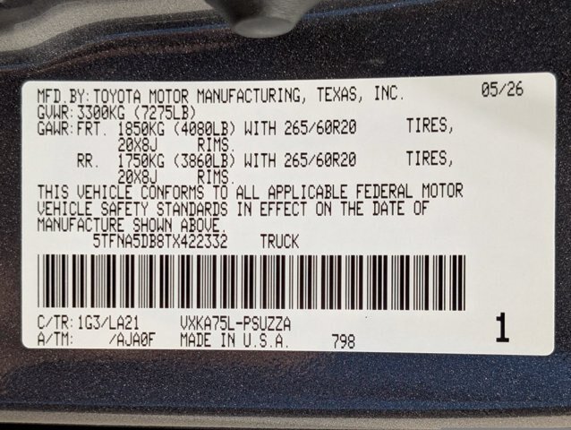 Used 2026 Toyota Tundra Platinum AWD/4WD image 29