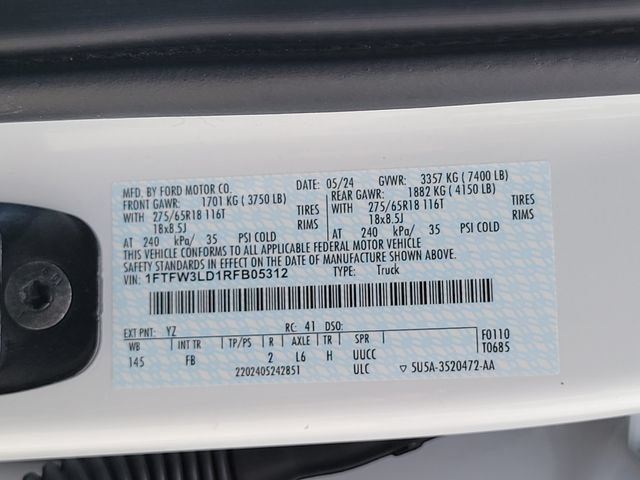 Certified 2024 Ford F150 XLT w/ Equipment Group 302A MID AWD/4WD image 16