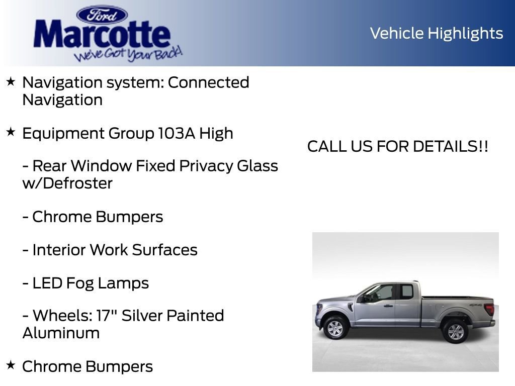 Certified 2024 Ford F150 XL w/ Equipment Group 103A High image 11