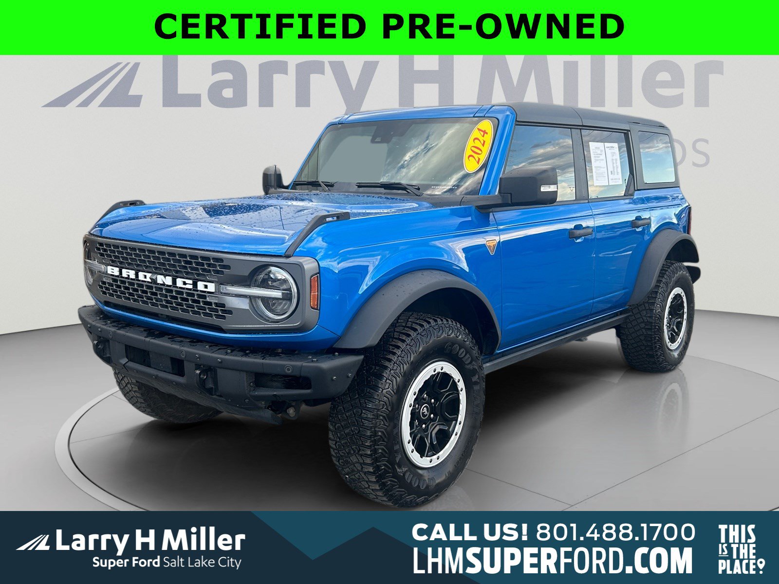 Certified 2024 Ford Bronco Badlands
