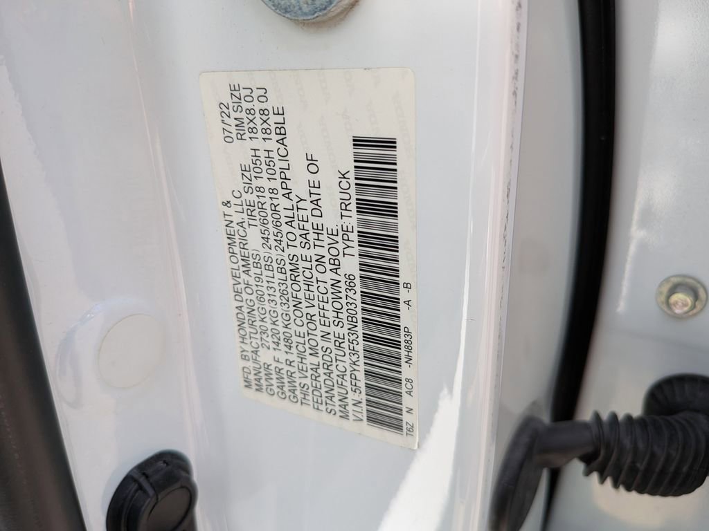 Used 2022 Honda Ridgeline RTL image 31