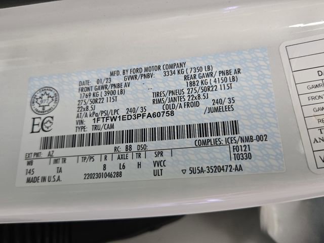 Certified 2023 Ford F150 Limited image 29