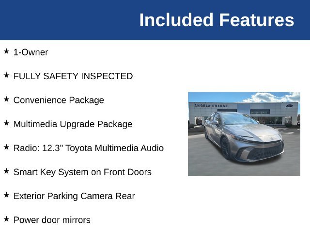 Used 2026 Toyota Camry SE w/ Multimedia Upgrade Package FWD image 5