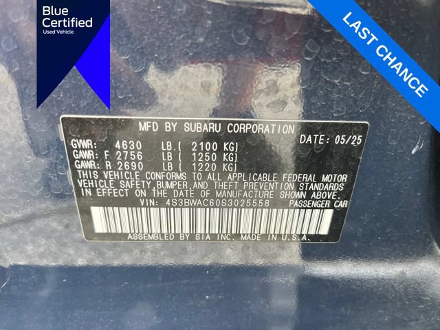 Used 2025 Subaru Legacy Premium w/ Popular Package #1A AWD/4WD image 13
