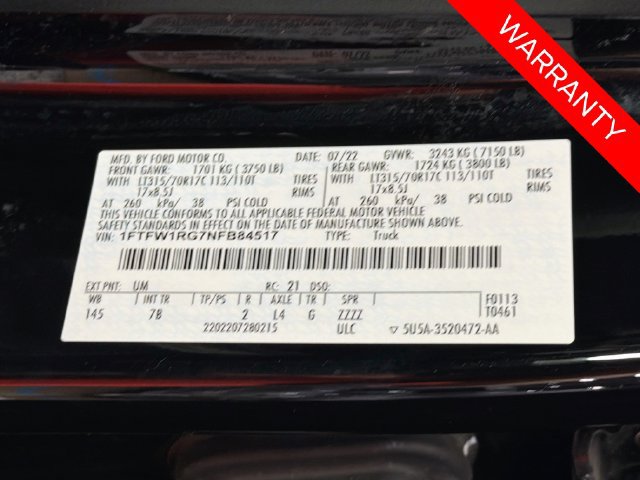 Certified 2022 Ford F150 Raptor w/ Torsen Package AWD/4WD image 34