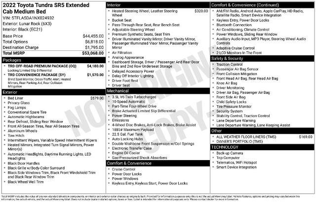 Used 2022 Toyota Tundra SR5 w/ TRD Off-Road Premium Package image 14
