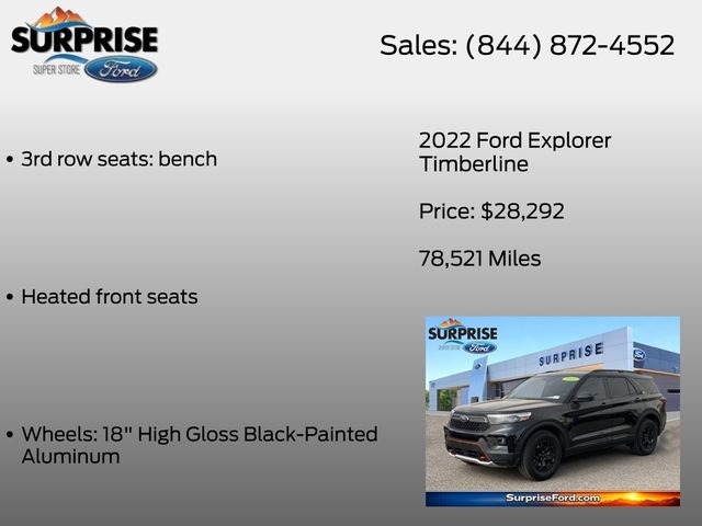 Certified 2022 Ford Explorer Timberline AWD/4WD image 20