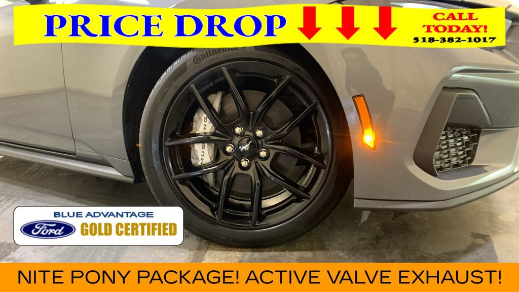 Certified 2025 Ford Mustang GT Premium w/ Mustang Nite Pony Package RWD image 9