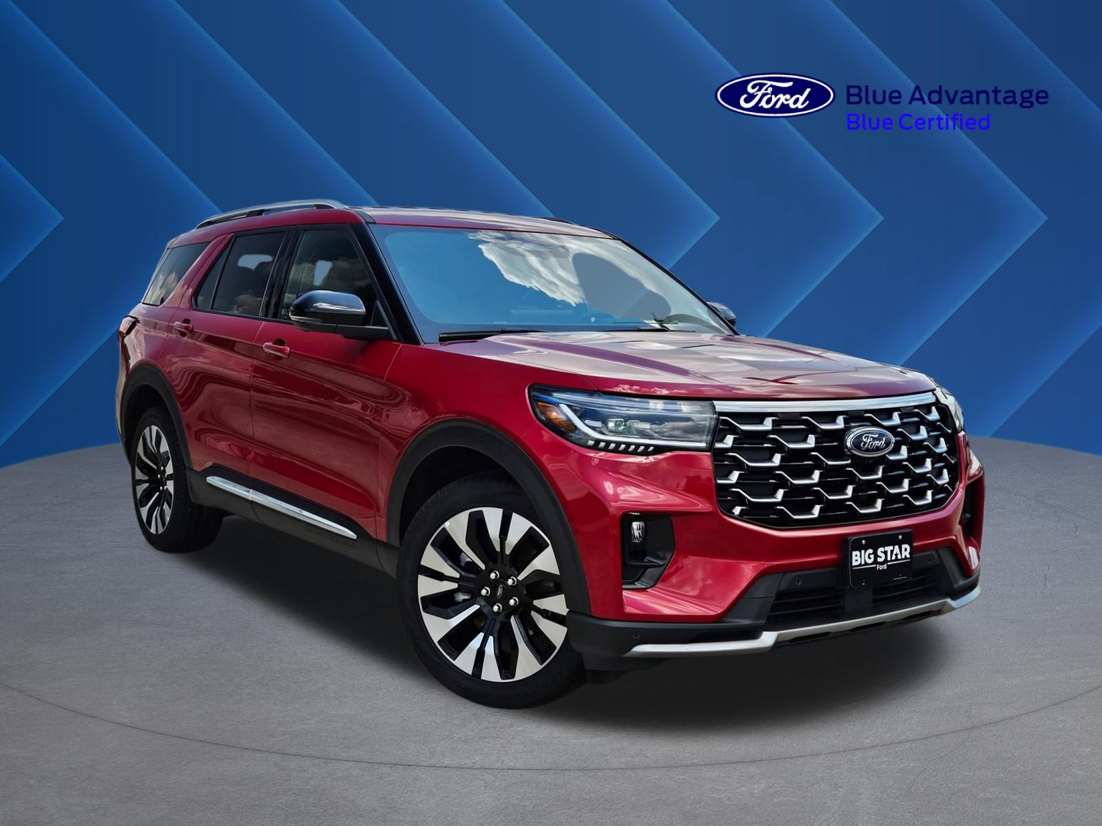 Certified 2026 Ford Explorer Platinum w/ LUX Leather Package AWD/4WD image 1