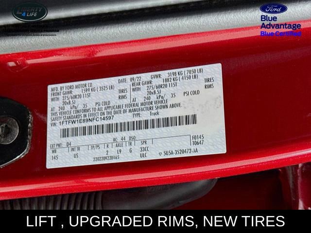 Certified 2022 Ford F150 XLT w/ Equipment Group 302A High image 30