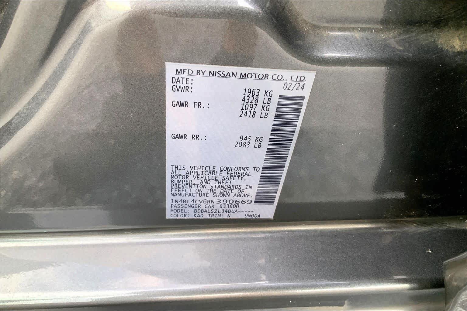 Used 2024 Nissan Altima 2.5 SR FWD image 29