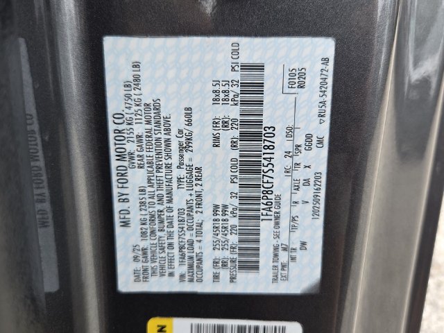 Certified 2025 Ford Mustang GT RWD image 20