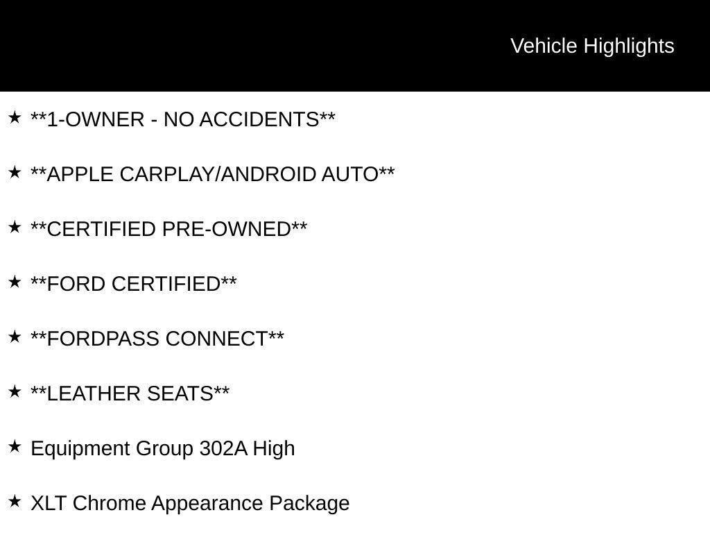 Certified 2022 Ford F150 XLT w/ Equipment Group 302A High image 12