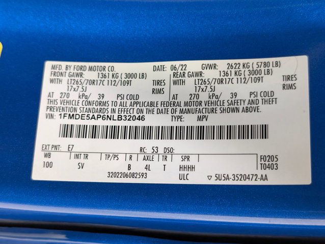 Certified 2022 Ford Bronco Black Diamond image 10