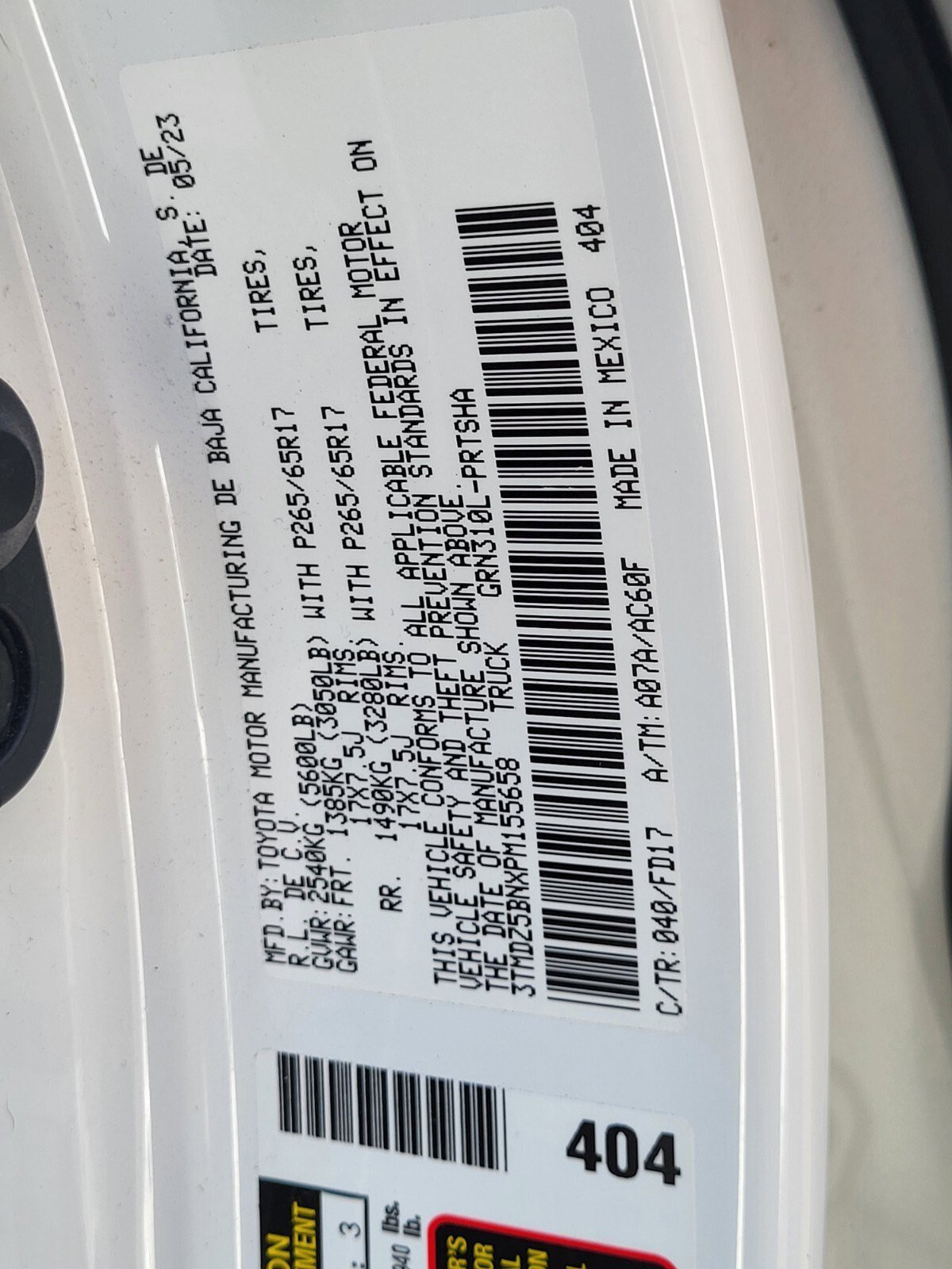 Used 2023 Toyota Tacoma TRD Sport image 34