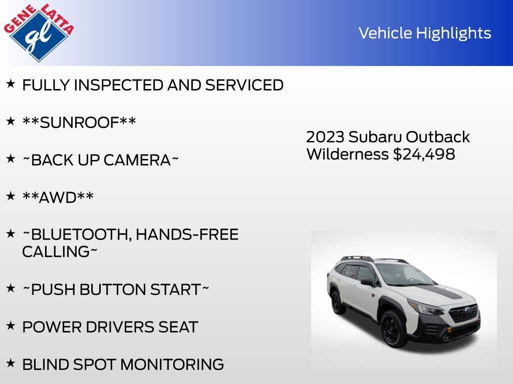 Used 2023 Subaru Outback Wilderness AWD/4WD image 33