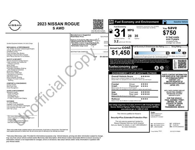 Used 2023 Nissan Rogue S AWD/4WD image 35