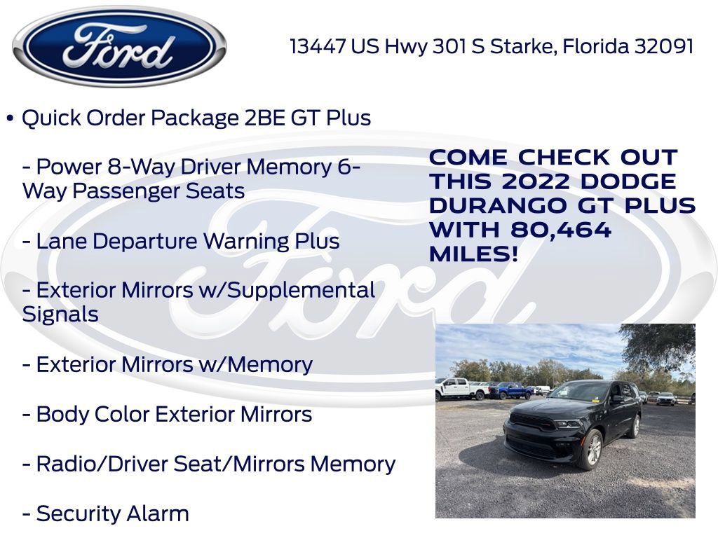 Used 2022 Dodge Durango GT image 19