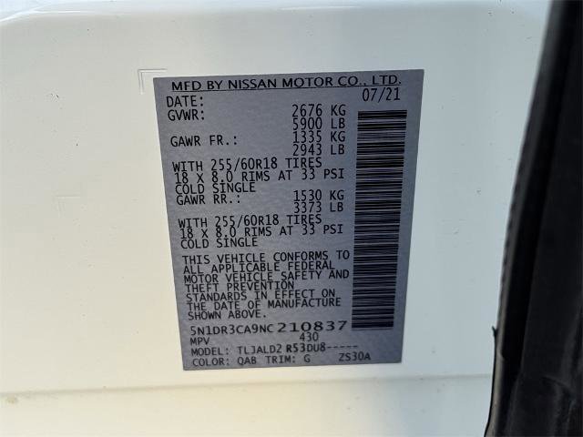 Used 2022 Nissan Pathfinder SL image 12