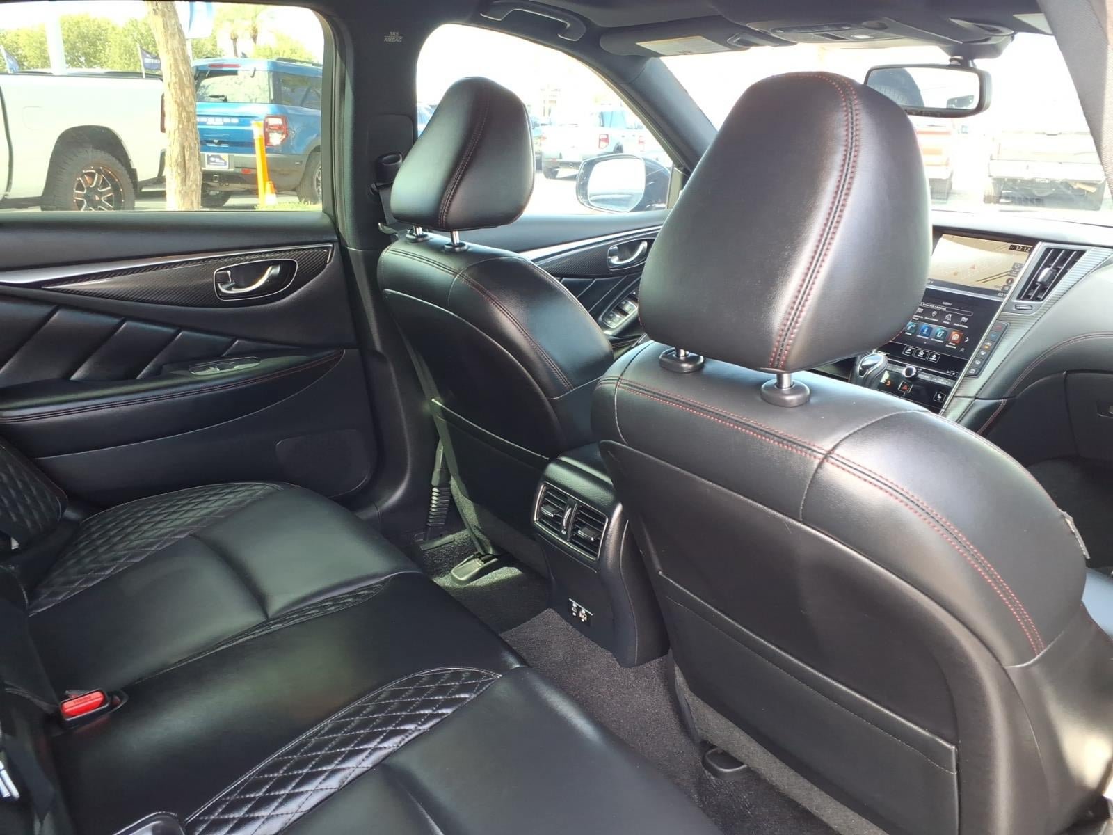 Used 2023 INFINITI Q50 Red Sport 400 w/ Black Opal Edition RWD image 13