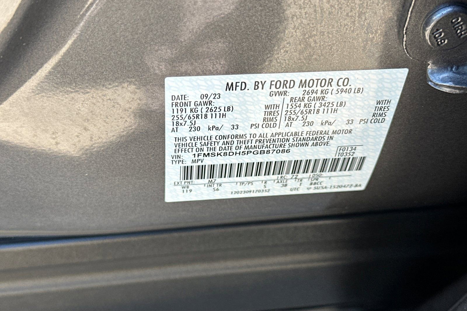 Certified 2023 Ford Explorer XLT w/ Equipment Group 202A AWD/4WD image 55