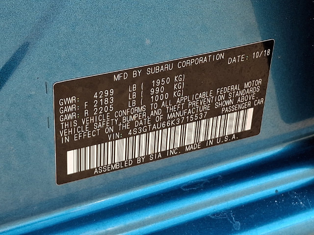 Used 2019 Subaru Impreza 2.0i Limited AWD/4WD image 29