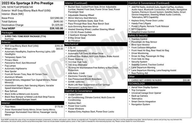 Used 2023 Kia Sportage X-Pro Prestige AWD/4WD image 15