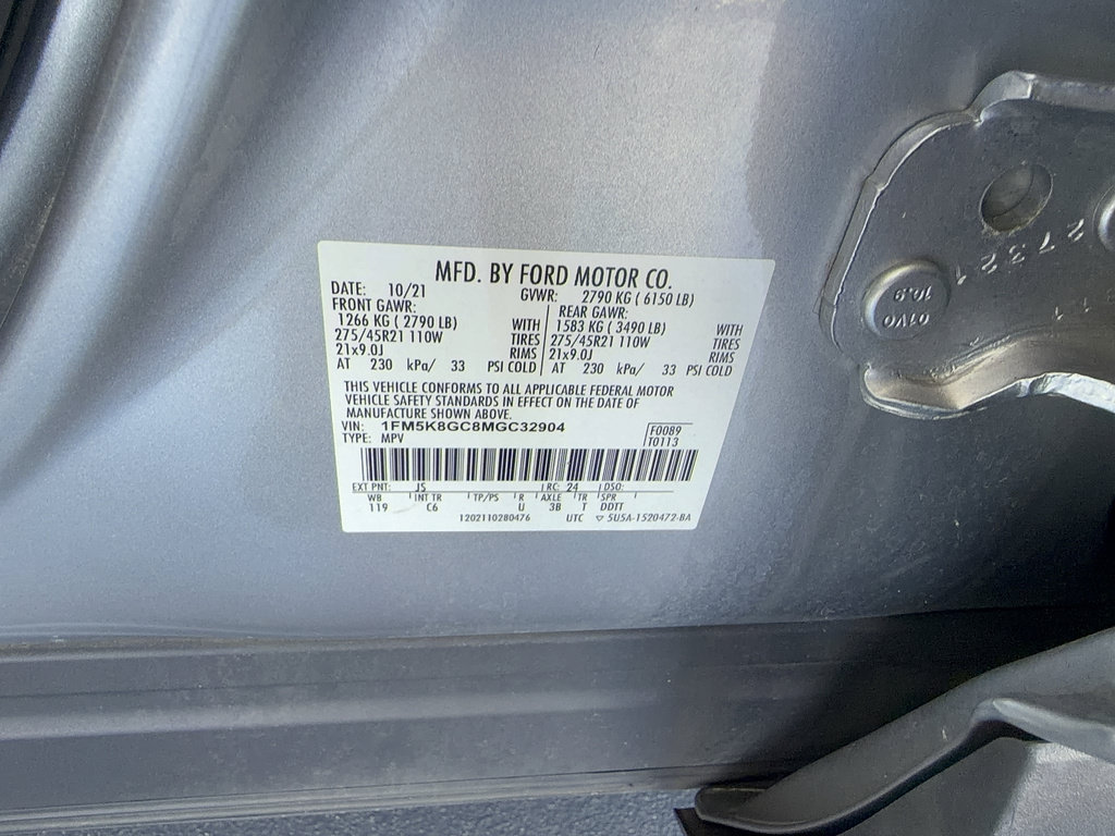 Certified 2021 Ford Explorer ST w/ Equipment Group 401A AWD/4WD image 36